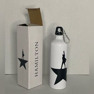 Hamilton the musical metal water bottle NIB never used